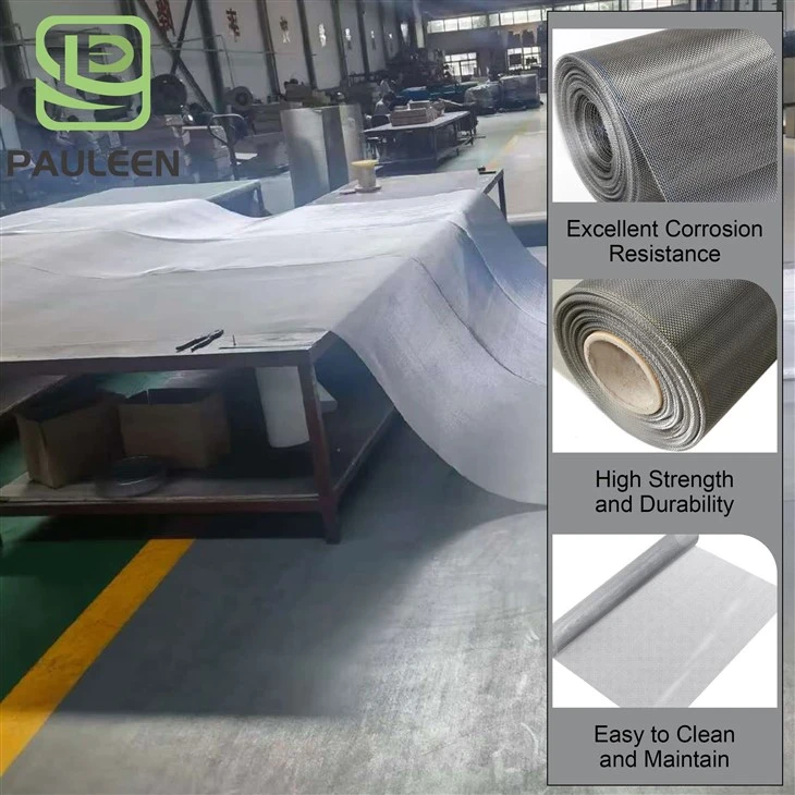 Stainless Steel Metal Woven Mesh factory