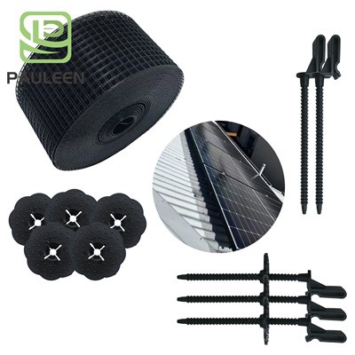 Nailonist päikesepaneelide klambrid koos seibidega