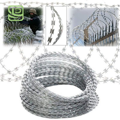 Roostevabast terasest tsingitud habemenuga okastraadist